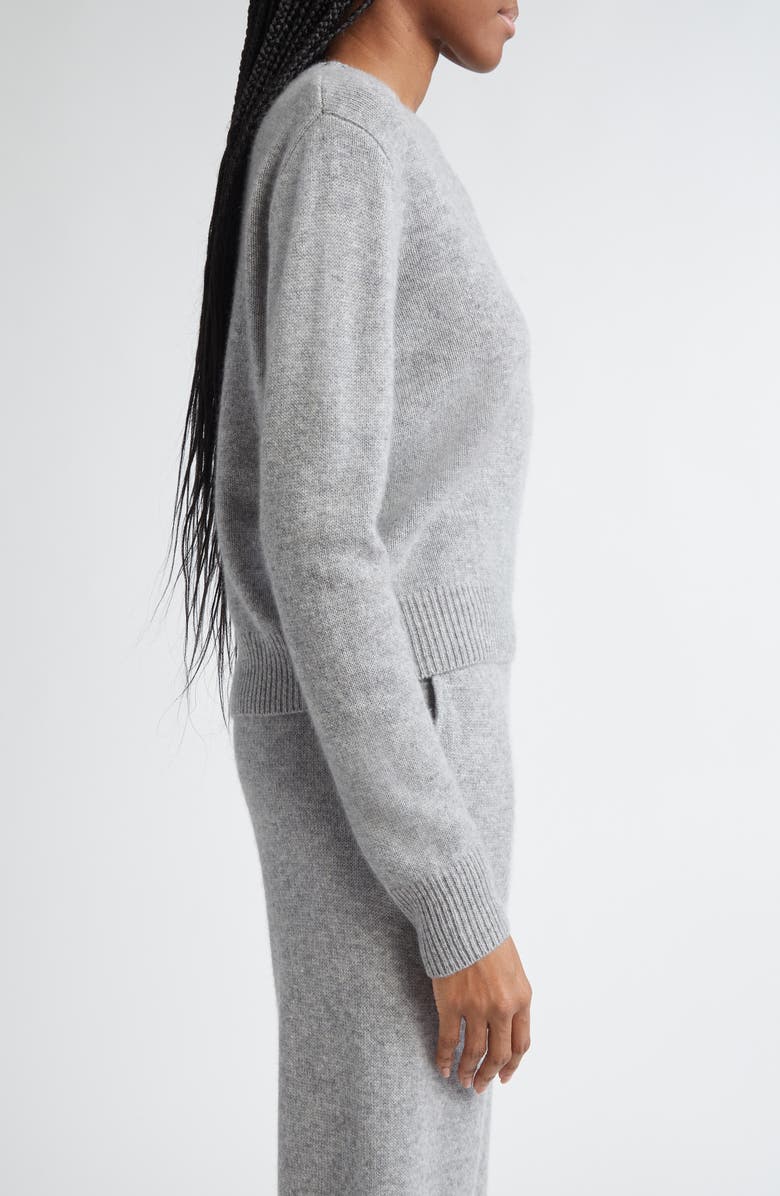 Sporty & Rich Vendome Script Cotton Crewneck Sweater, Alternate, color,