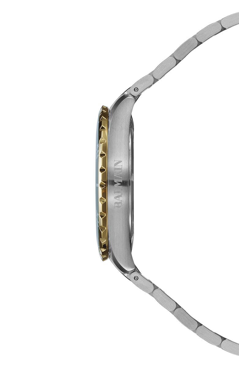 BALMAIN WATCHES Ophrys Bracelet Watch, 42.5mm, Alternate, color, Bicolor Stainless Steel And Y