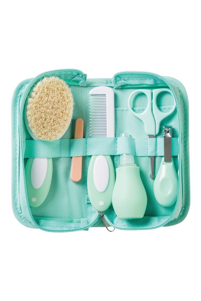 Deluxe Baby Grooming Kit, Main, color, HUNTER MINT