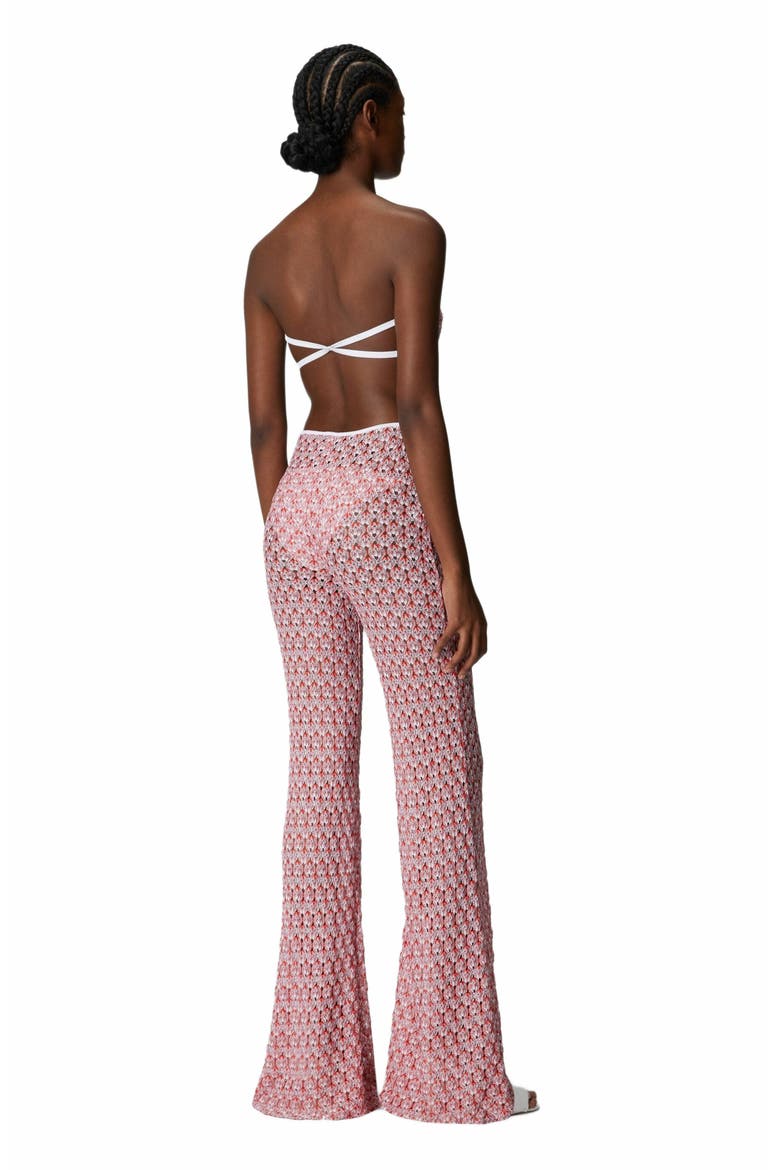 Low-rise Lace Pants, Alternate, color, Red