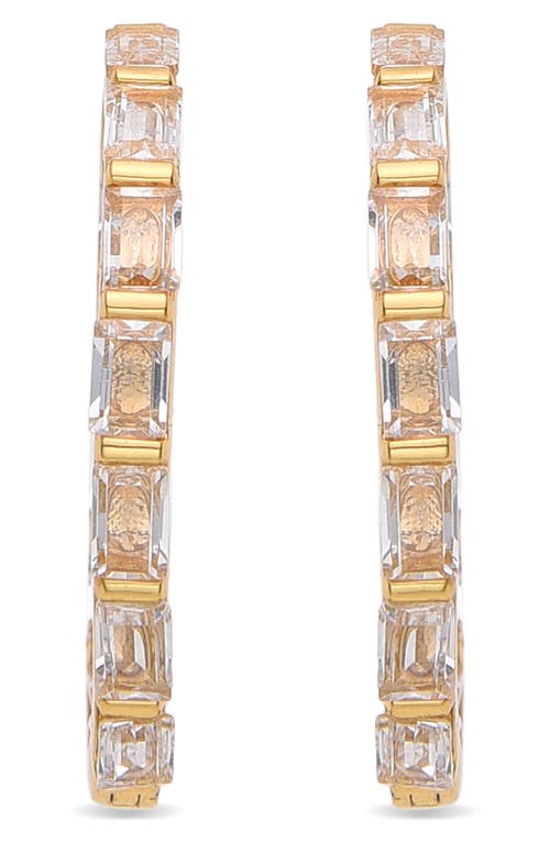 Eye Candy Los Angeles Soline Cubic Zirconia Hoop Earrings