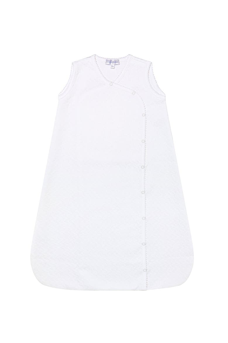 Basket Weave Baby Sack, Alternate, color, White