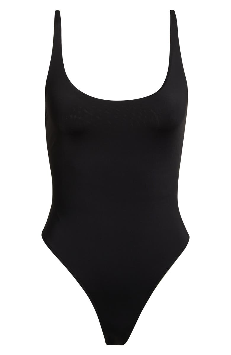 Bardot Rena Sleeveless Stretch Nylon Bodysuit, Alternate, color, Black