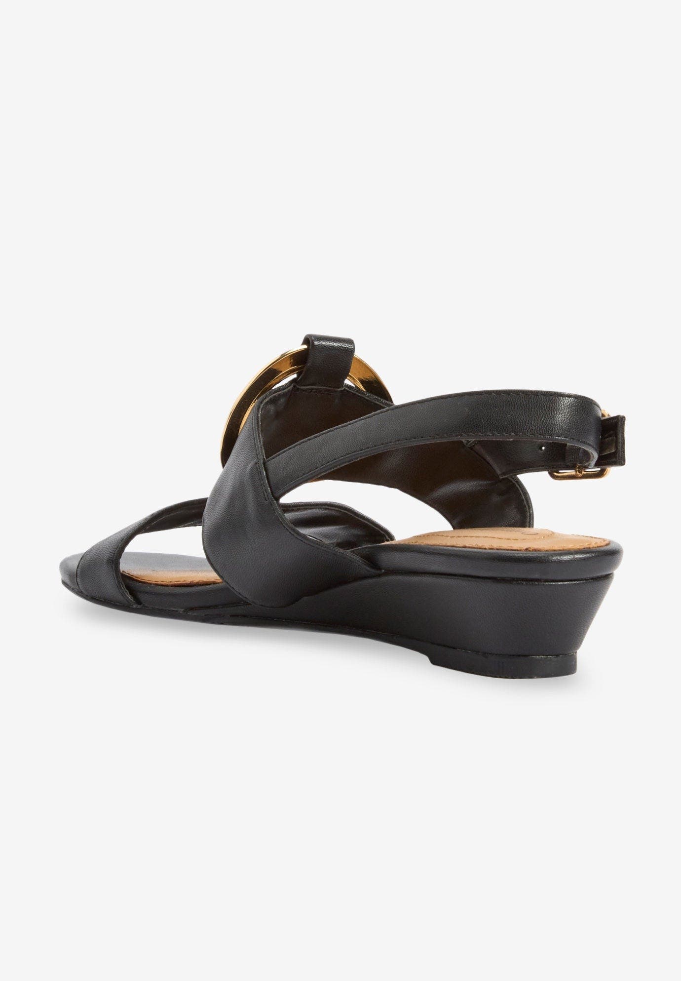Comfortview The Rosetta Sandal, Alternate, color, Black