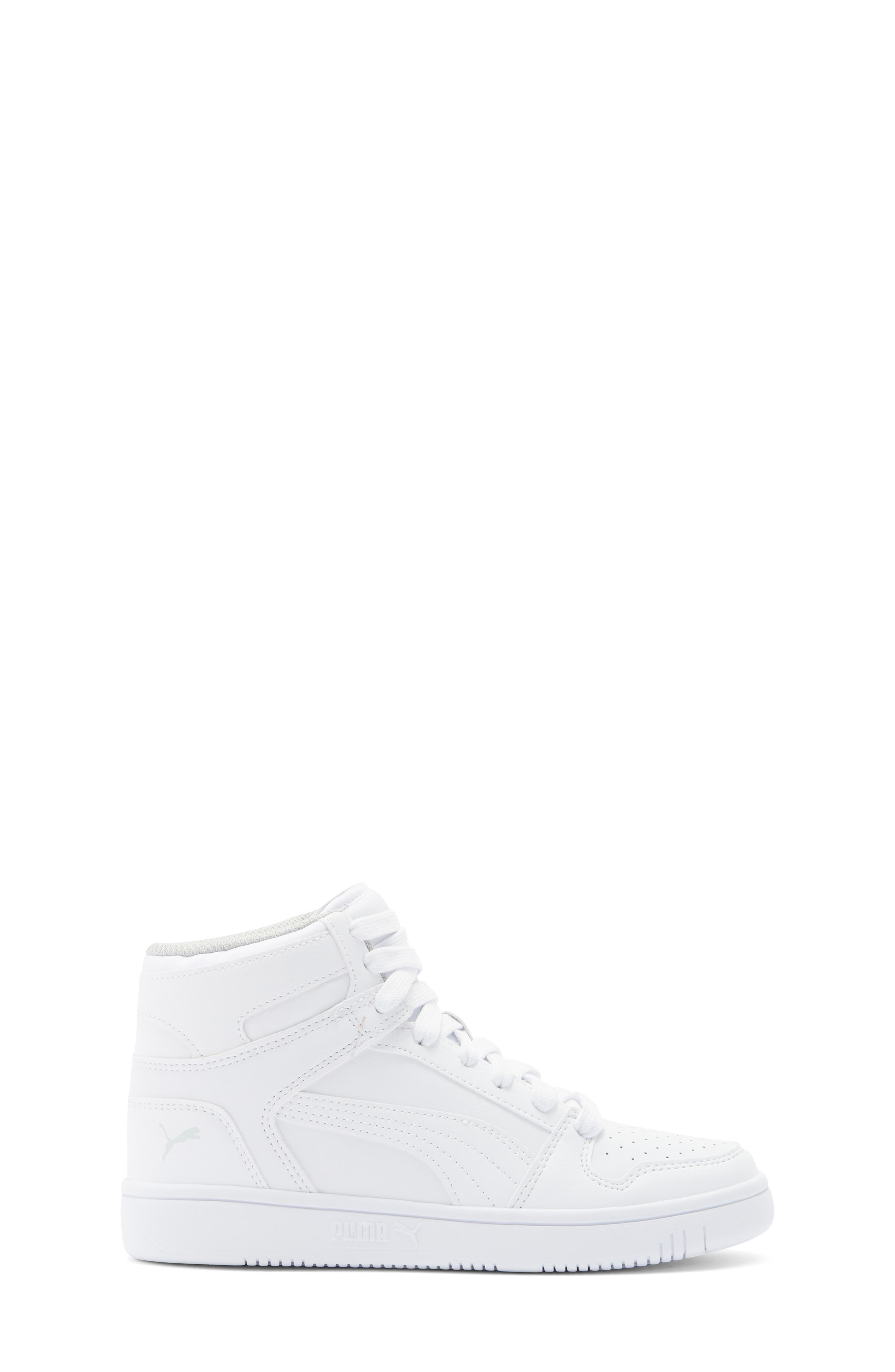 PUMA Kids' Rebound Layup Sneaker, Alternate, color, White