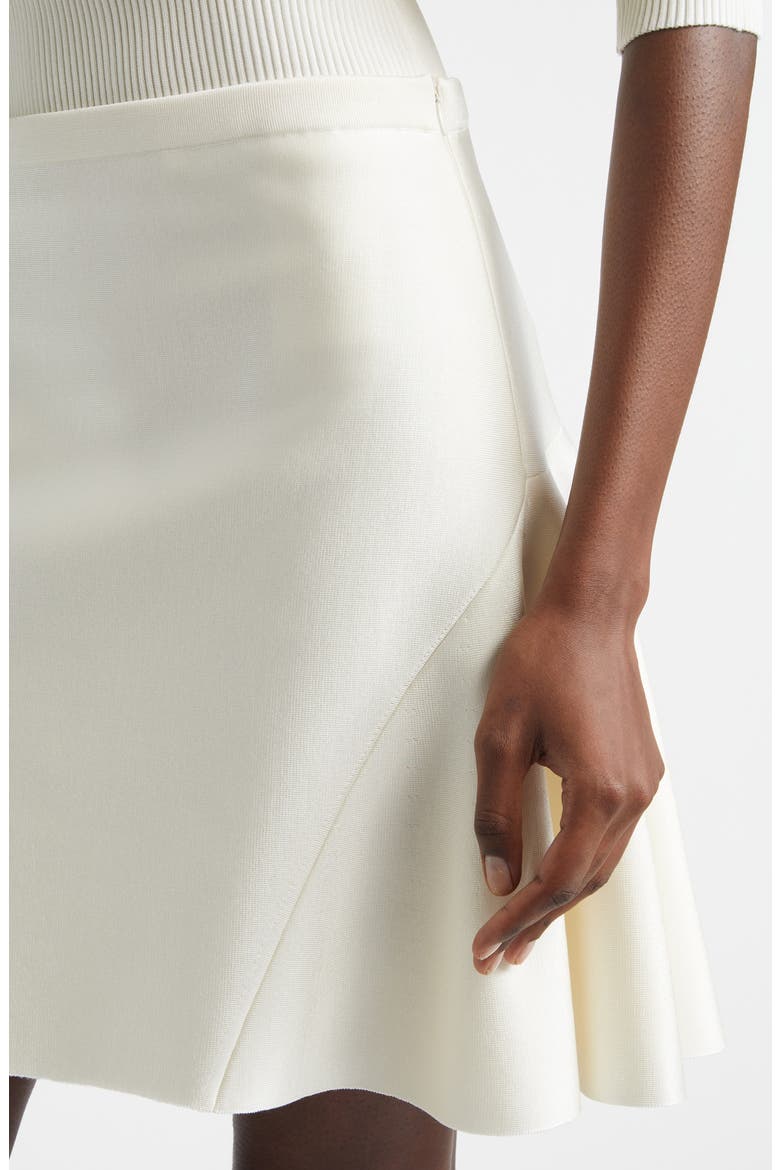 Flared Knit Skirt, Alternate, color, IVORY