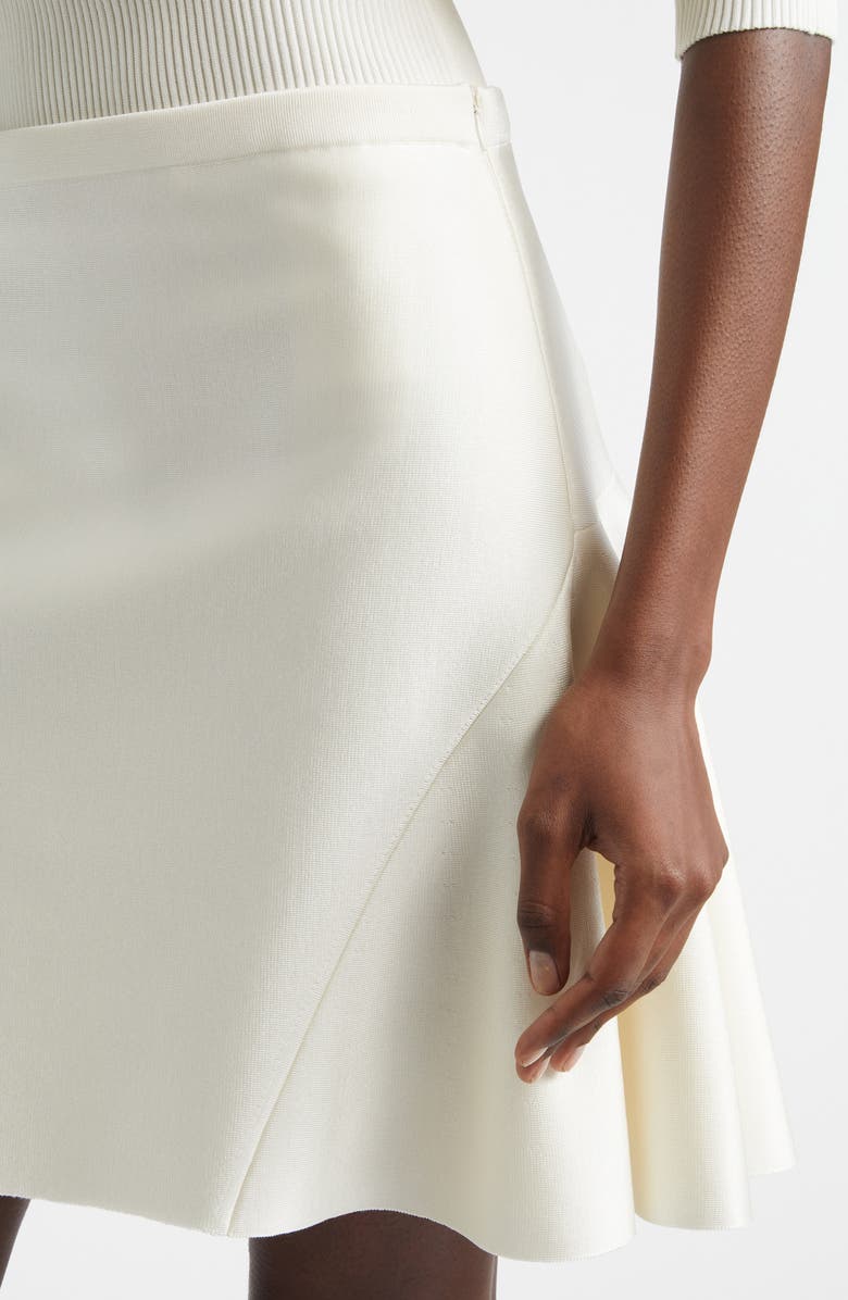 Givenchy Flared Knit Skirt, Alternate, color, Ivory