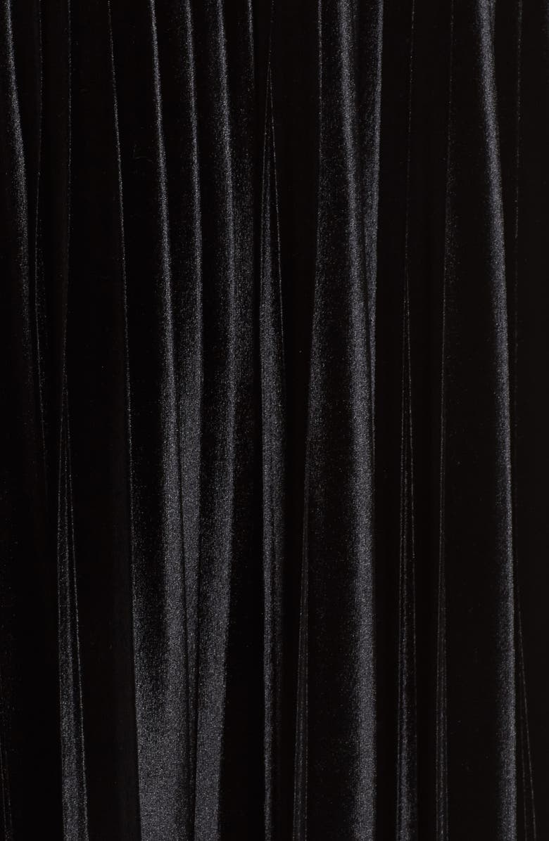 Halogen<sup>®</sup> Velvet Pleated Midi Skirt, Alternate, color,