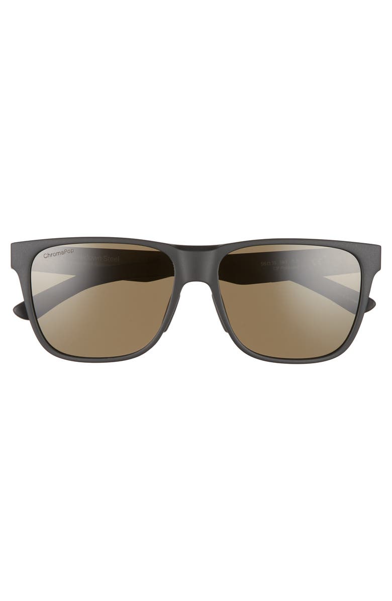 Smith Lowdown Steel 56mm ChromaPop<sup>™</sup> Polarized Square Sunglasses, Alternate, color, 