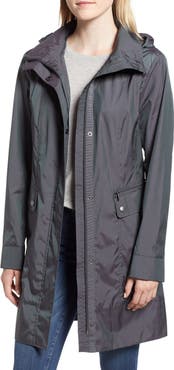 Back bow packable hooded raincoat cole haan signature hotsell