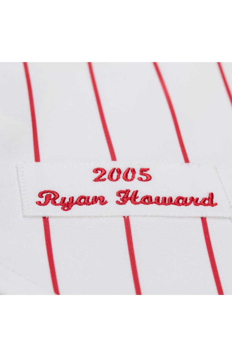 Mitchell & Ness Men's Mitchell & Ness Ryan Howard White Philadelphia Phillies Cooperstown Collection Authentic Jersey, Alternate, color, 