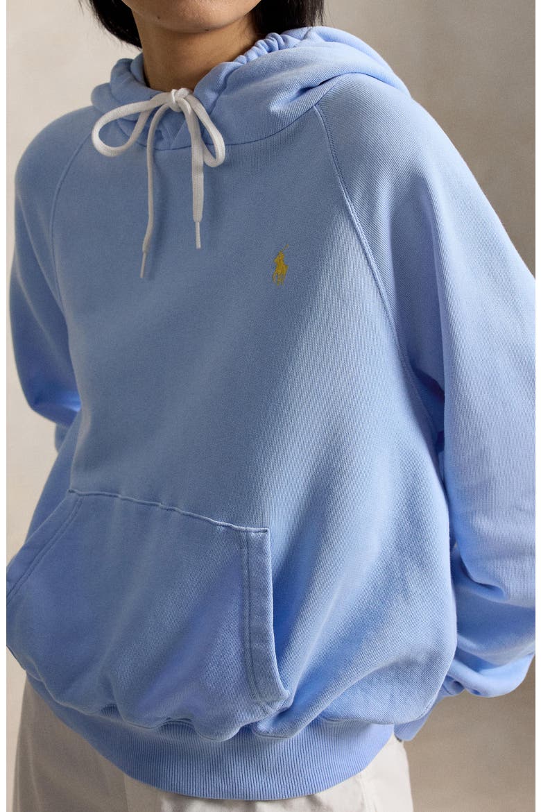 Arctic Fleece Shrunken Fit Hoodie, Alternate, color, BABY BLUE
