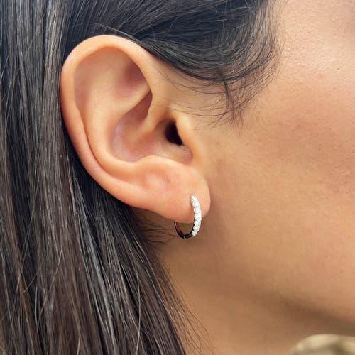 The Lovery Fine Jewelry Diamond Huggie Earrings In Gold