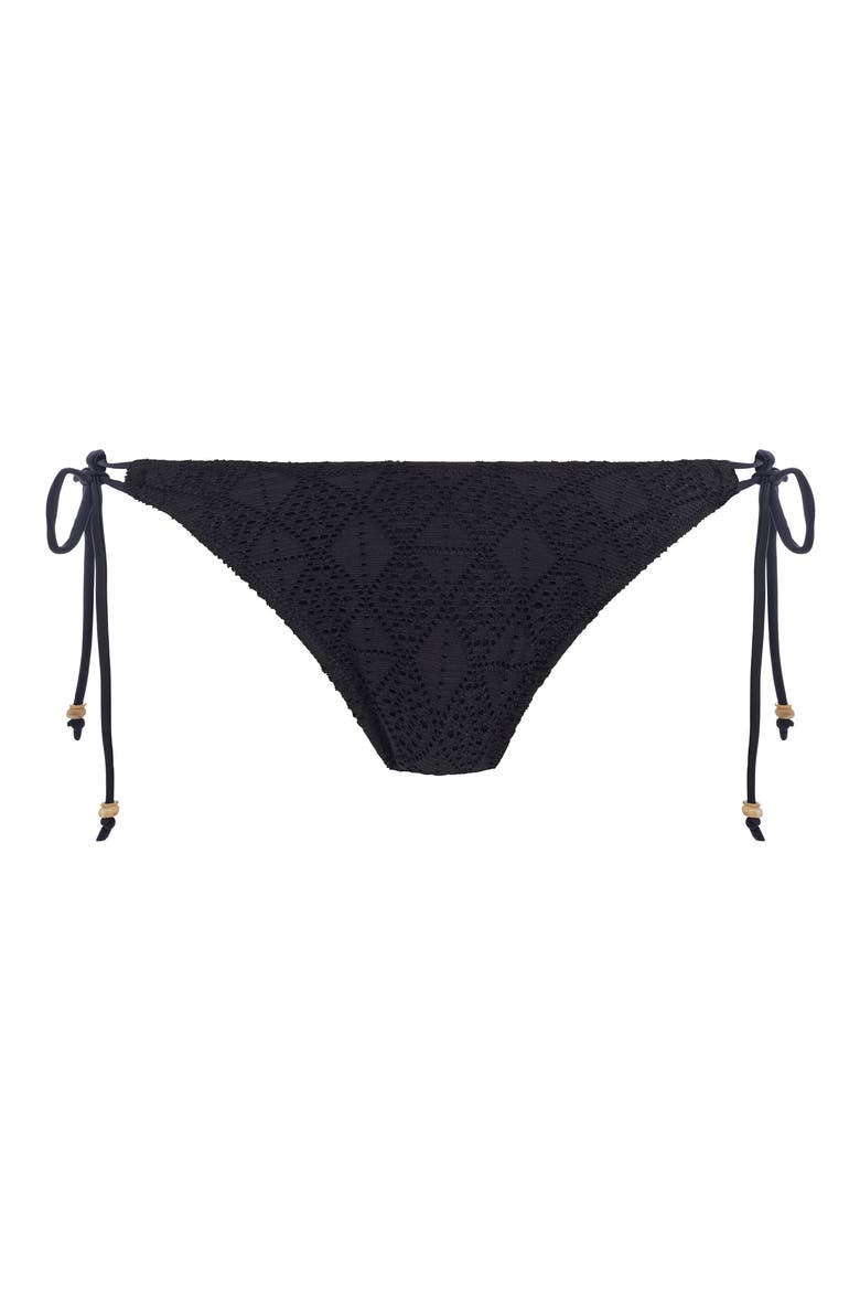 Nomad Nights Tie Side Bikini Bottoms, Alternate, color, BLACK (BLK)