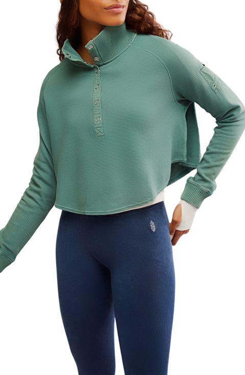 FP Movement So Fly Cotton Henley Top