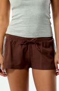 PacSun Bekah Pull-On Low Rise Cotton Blend Shorts