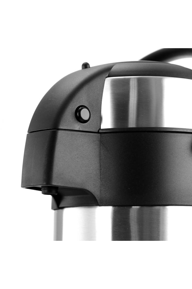 5.3 Quart Stainless Steel Airpot Hot Water Dispenser for Coffee and Tea, Alternate, color, Silver