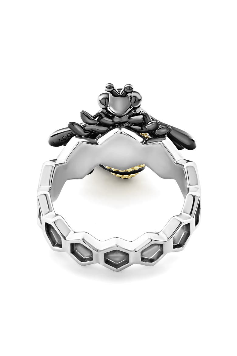 Rare Wonders - Honeybee Ring, Alternate, color, SILVER/ GOLD