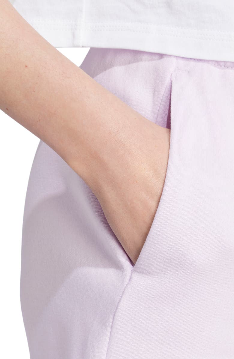 adidas Performance Fleece Shorts, Alternate, color, Ice Lavender/ Bliss Lilac