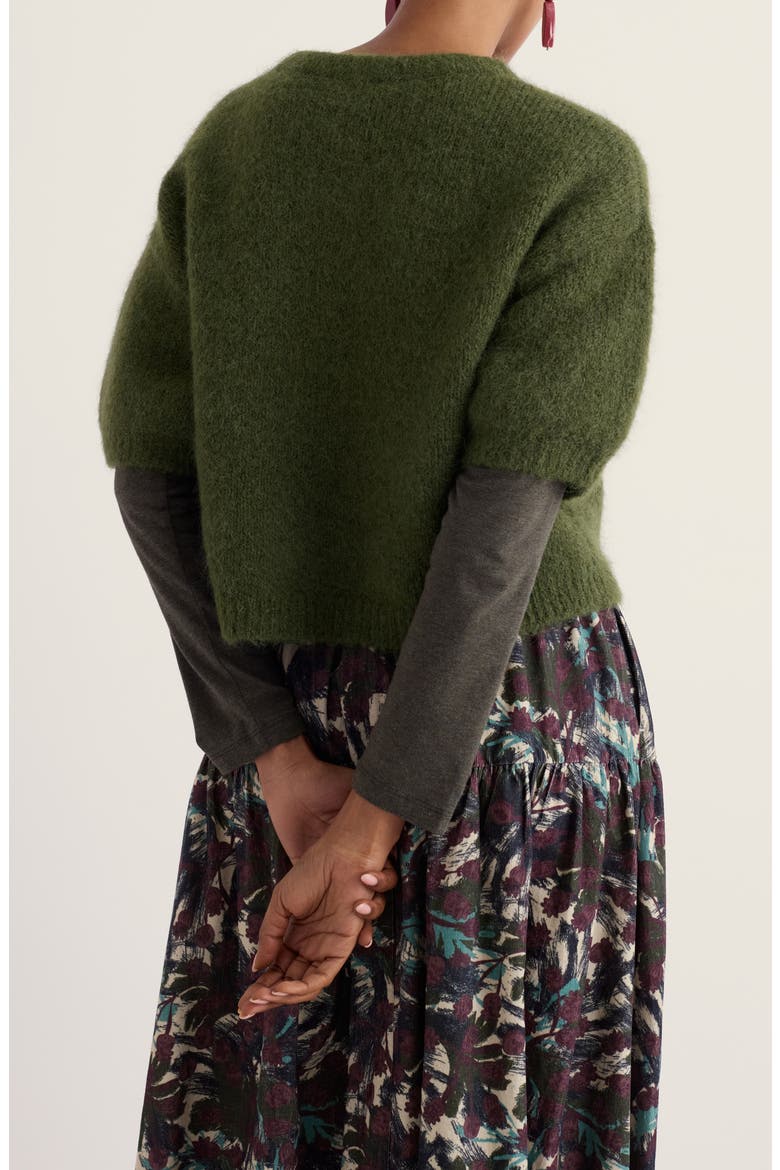 Piskies Crewneck Sweater, Alternate, color, NORI