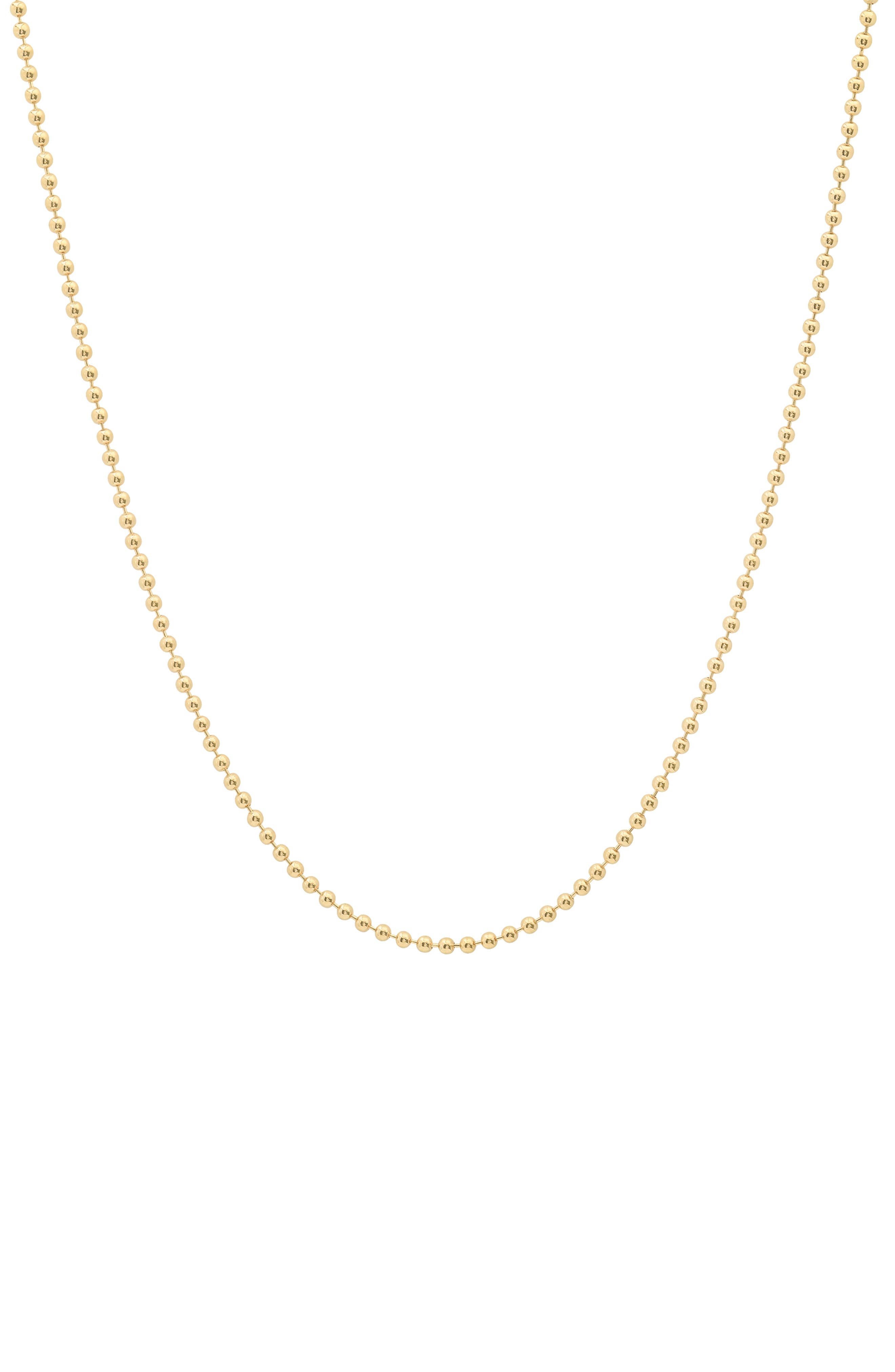 Sara Weinstock 18k Gold Ball Chain Necklace in Yellow at Nordstrom