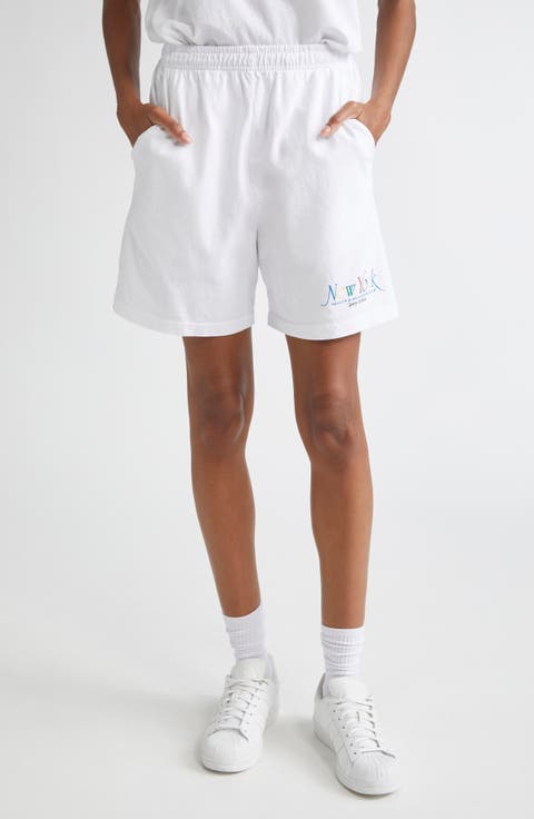 ショートパンツ SPORTY  RICH Women Shorts  Burmudas SH039615639WH WHITE Women's Sporty & Rich Shorts | Nordstrom