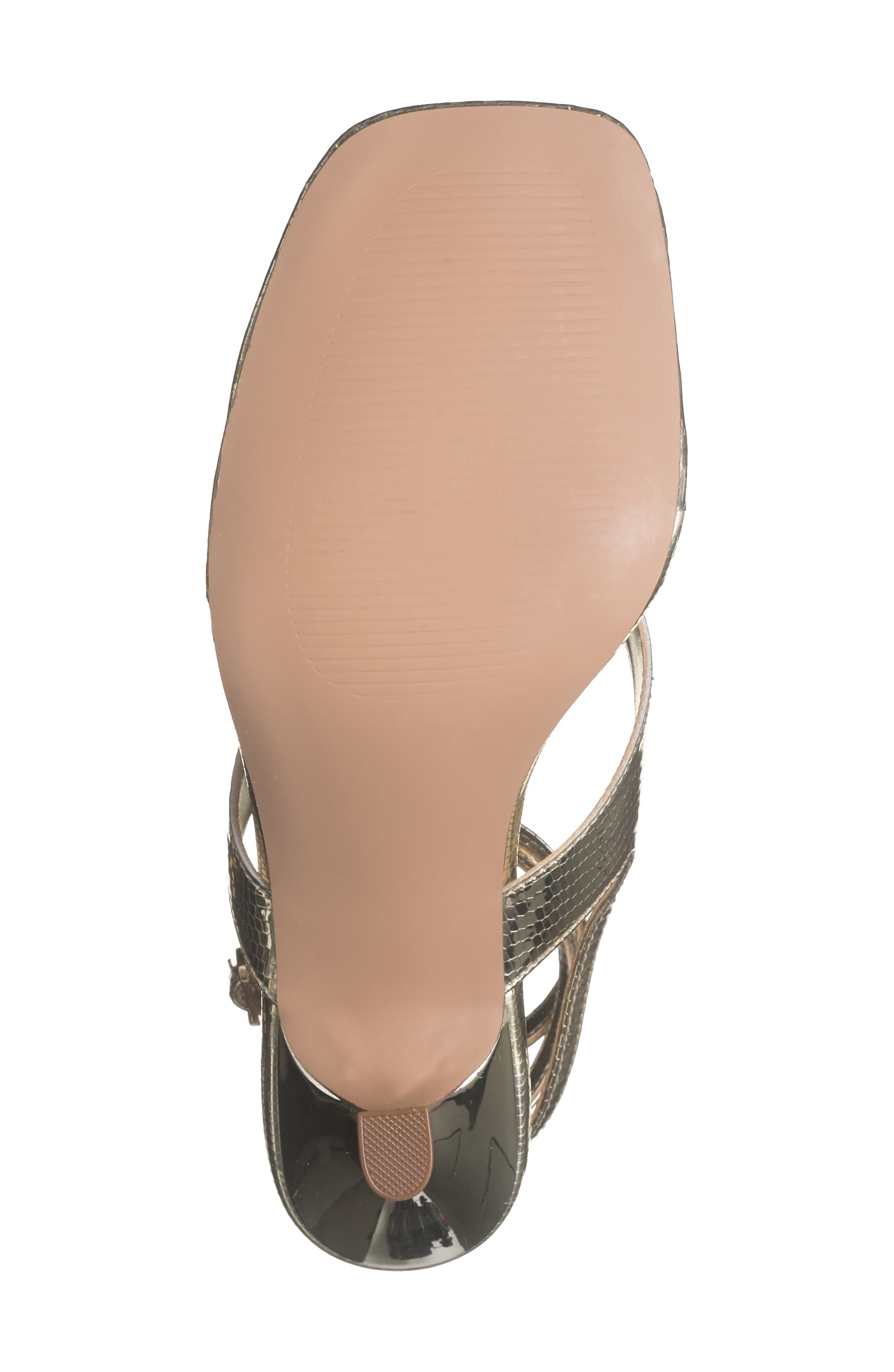 Rayger Ankle Strap Heel Sandal, Alternate, color, GOLD