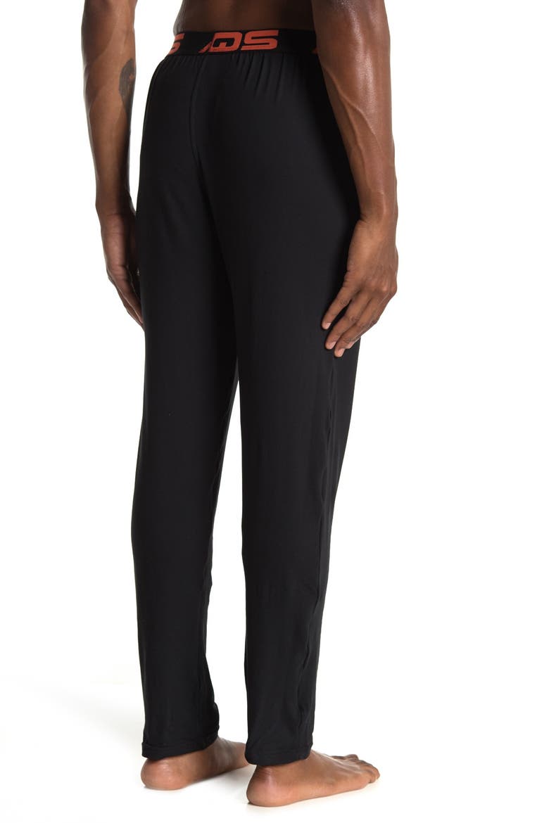 Slim Fit Lounge Joggers, Alternate, color, BLACK W/ ORANGE AQS