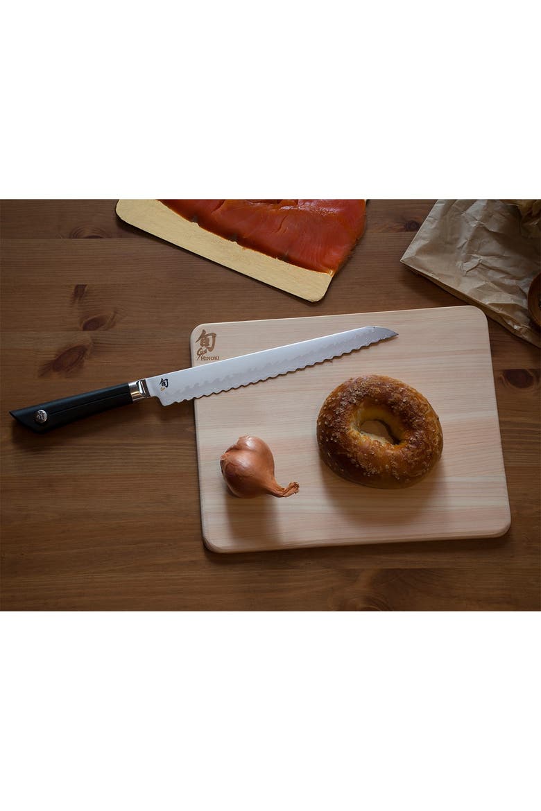 Sora Bread 9" Knife, Alternate, color, BLACK
