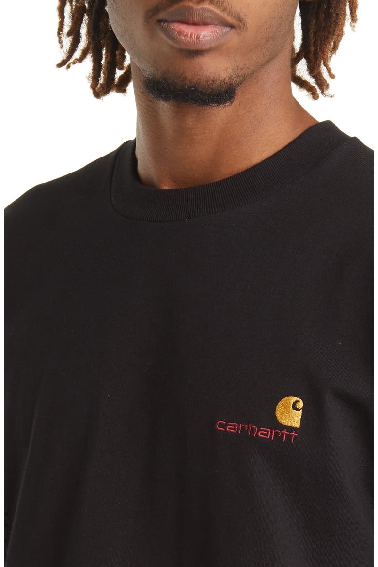 Long Sleeve Organic Cotton T-Shirt, Alternate, color, BLACK
