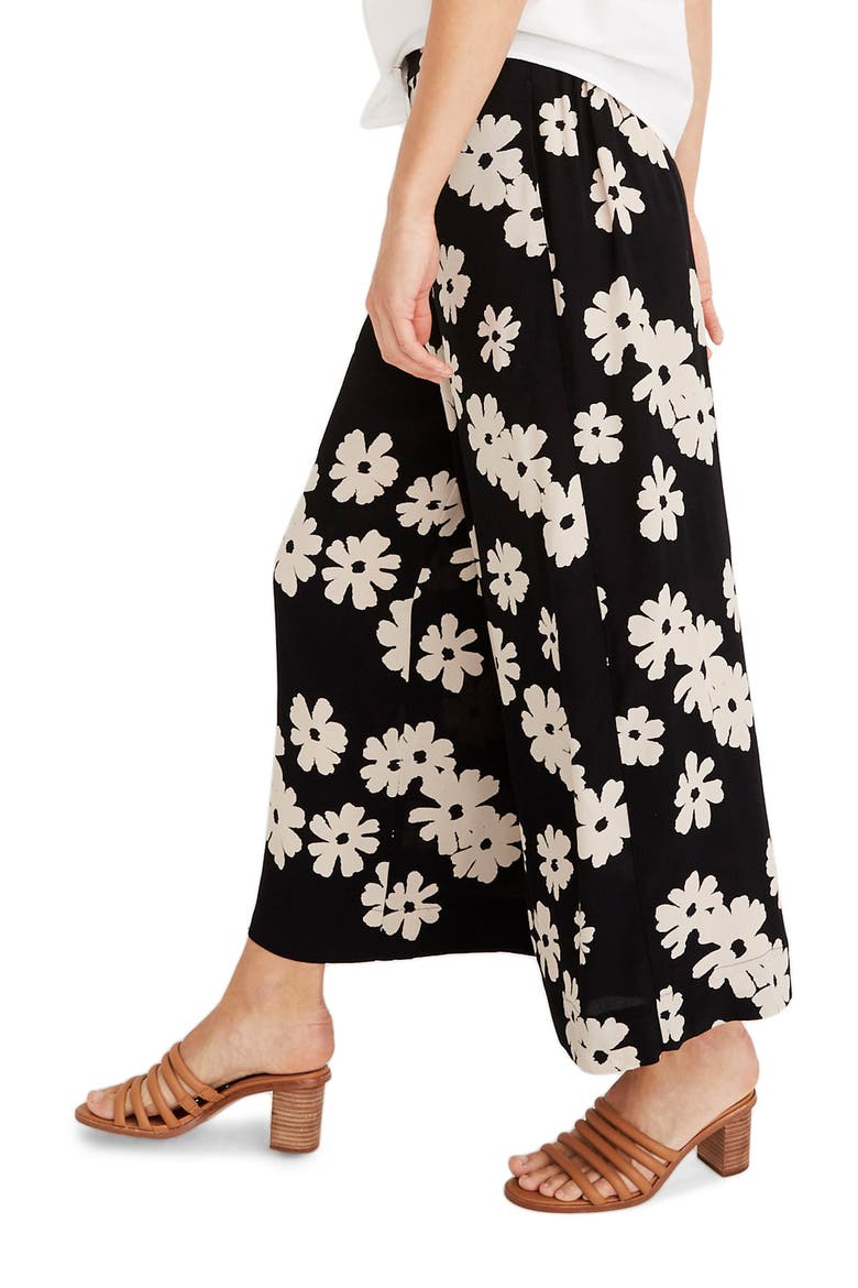Huston Ikat Floral Pull-On Crop Pants, Alternate, color, IKAT FLORAL TRUE BLACK