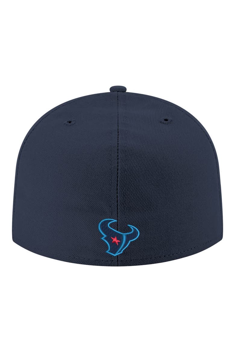 Men's New Era Navy Houston Texans 59FIFTY Fitted Hat, Alternate, color, Navy