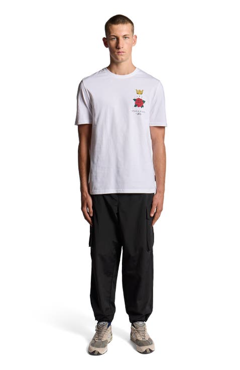 Rose And Crown Graphic T-shirt