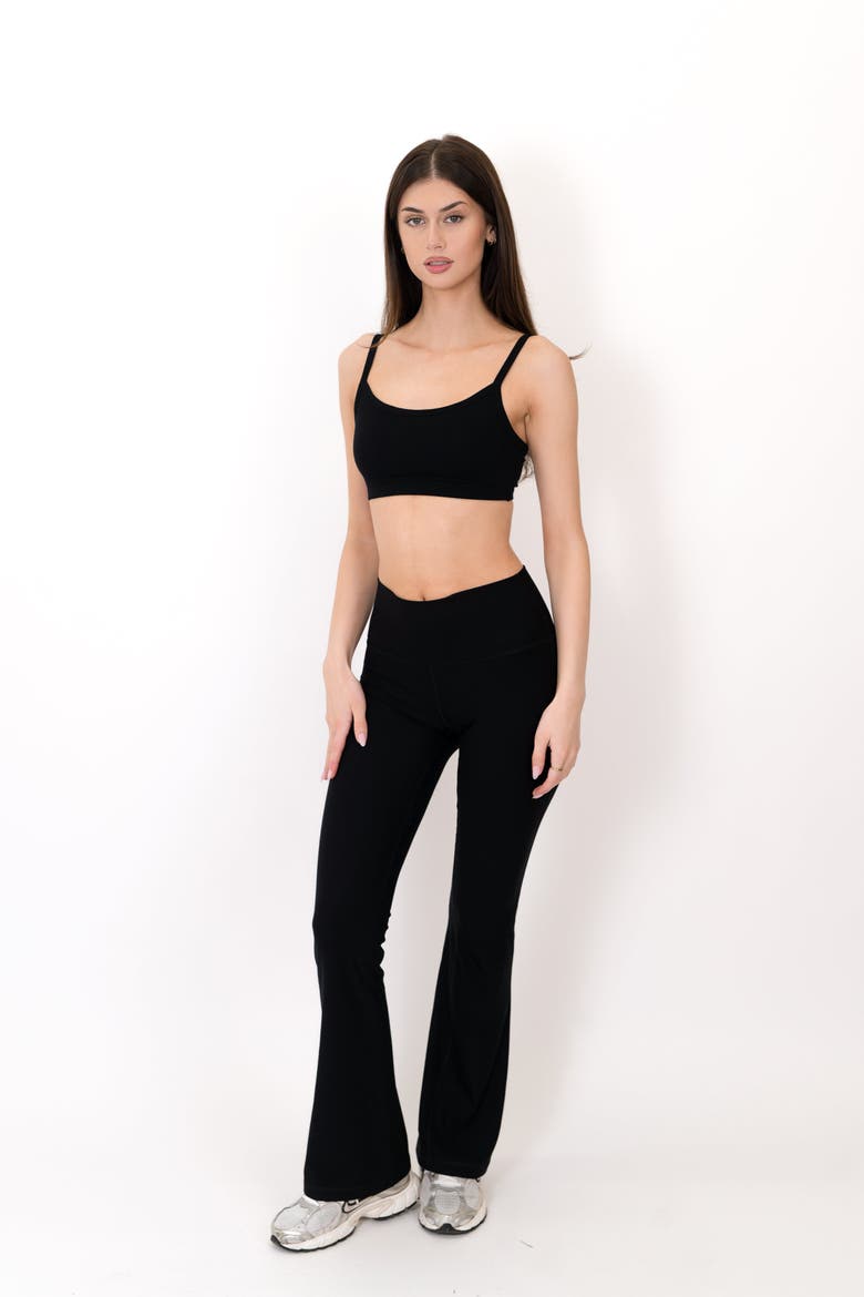 The Core Flare Legging, Alternate, color, black