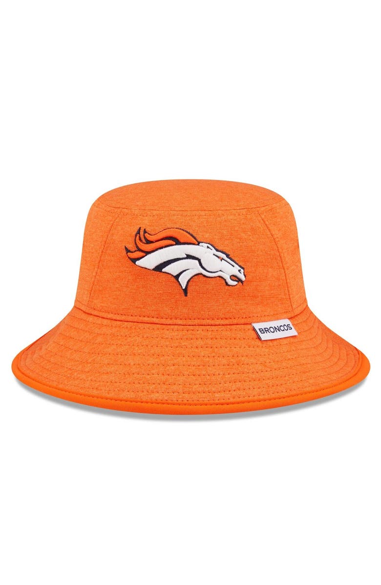 New Era Men's New Era Heather Orange Denver Broncos Bucket Hat, Main, color, 