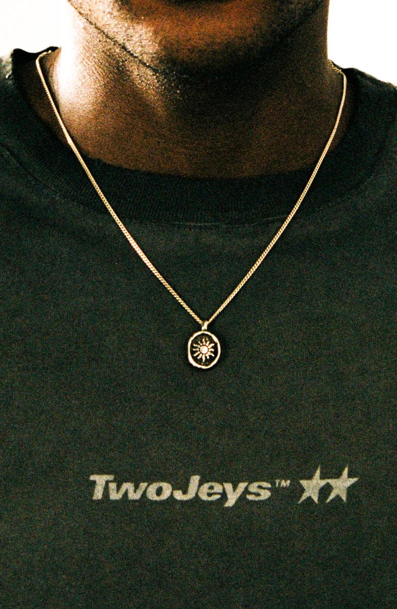 TWOJEYS Men's Day & Night Pendant Necklace, Alternate, color, Silver