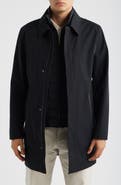 Reiss Logan Water Resistant Overcoat with Removable Funnel Neck Insert