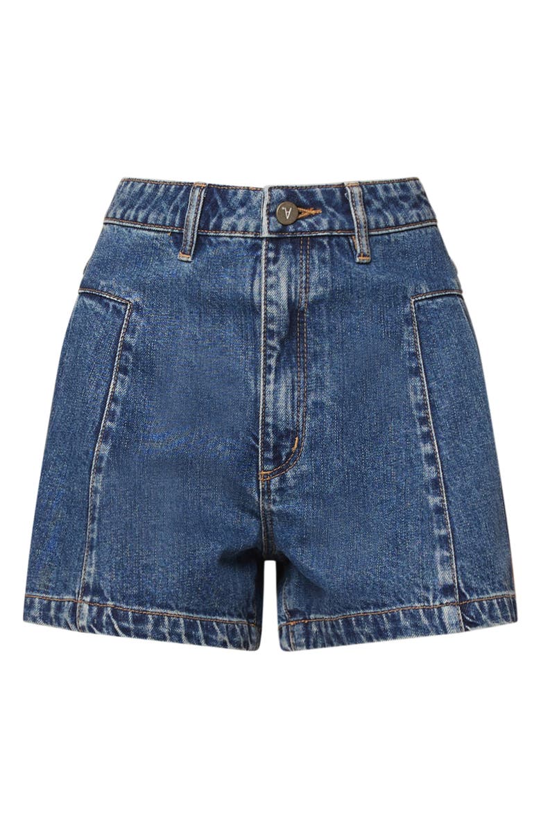 ABRAND '94 Bella Denim Shorts, Alternate, color, Mid Blue