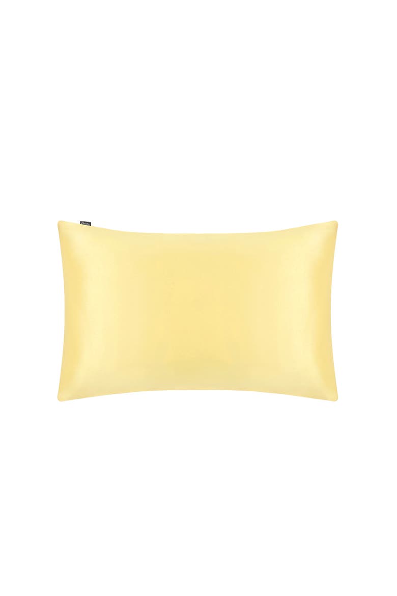 LILYÁUREA® Non-Colorants Golden Silk Pillowcase, Main, color, Undyed Natural Golden