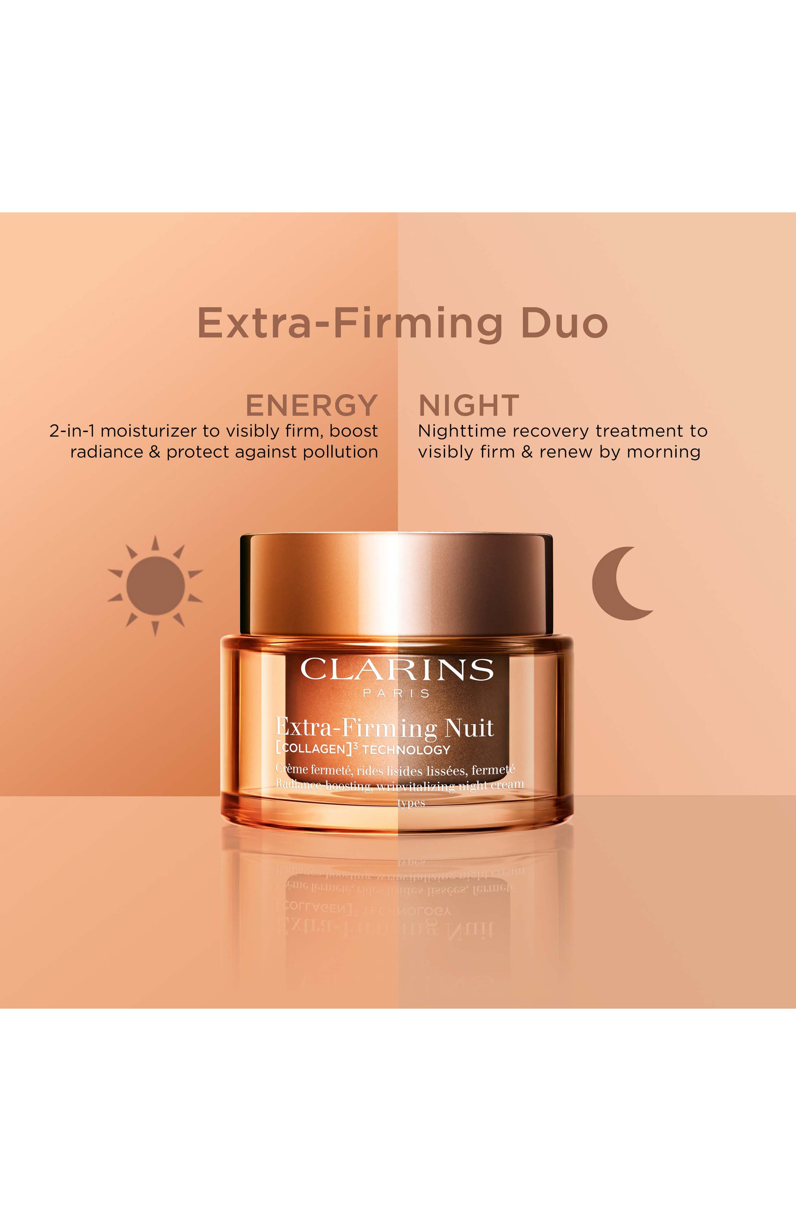 Clarins Extra-Firming Night Refillable Moisturizer with Collagen