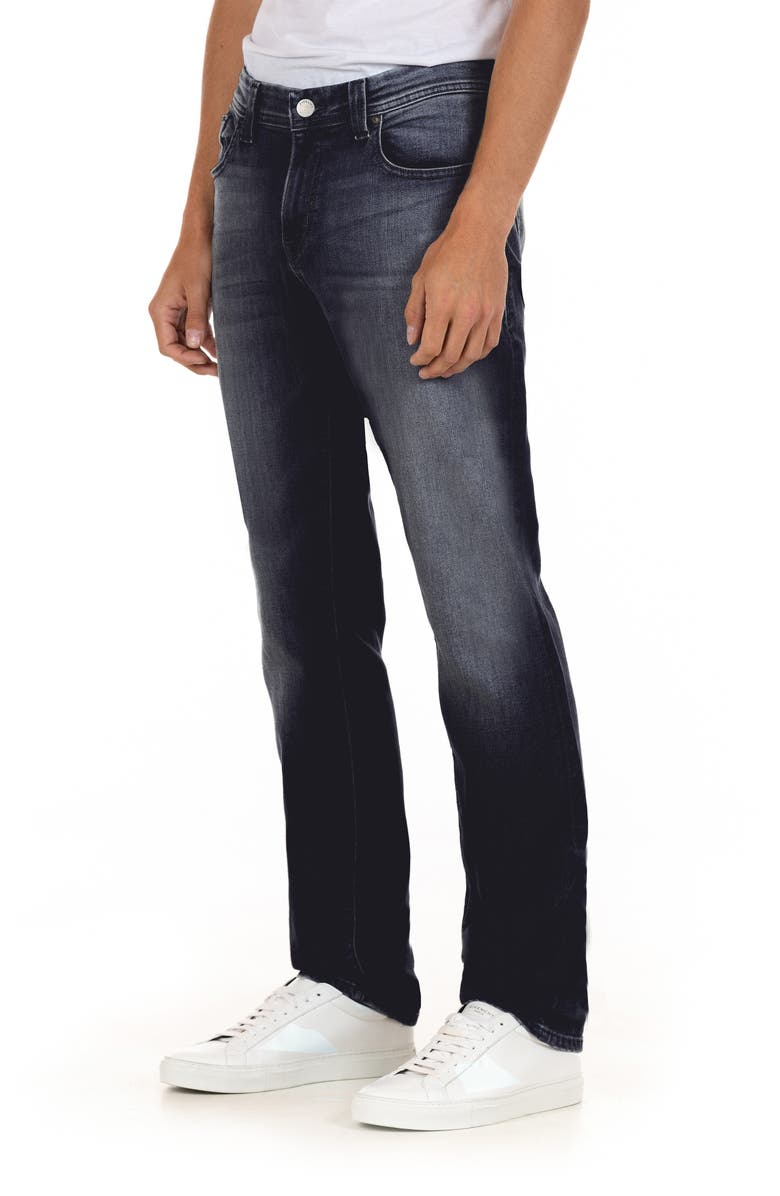 Fidelity Denim Jimmy Slim Straight Leg Jeans, Alternate, color, Shadow Black