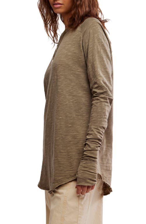 Free People We The Free Arden Extra Long Cotton Top