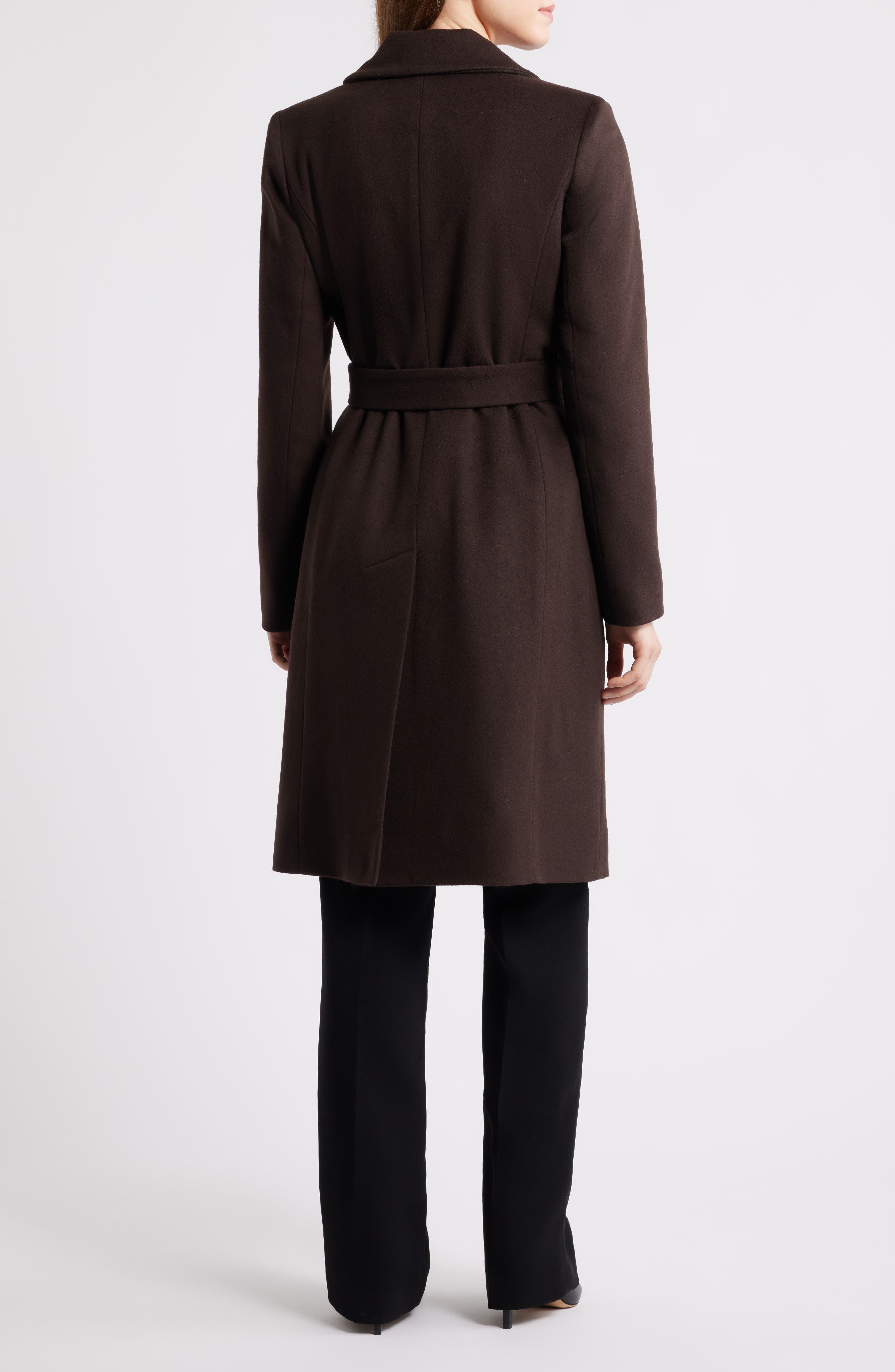 Wool Wrap Coat - image 4