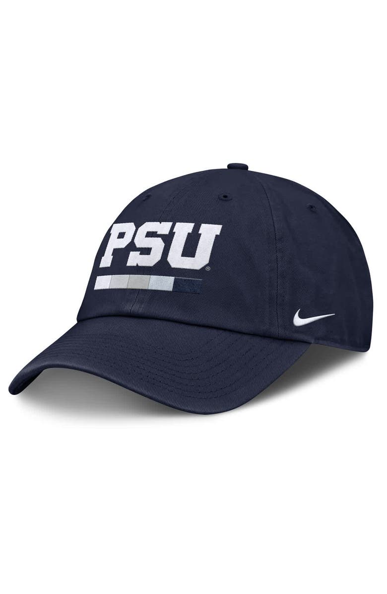 Nike Men's Nike Navy Penn State Nittany Lions Club Campus Adjustable Hat, Main, color, Navy