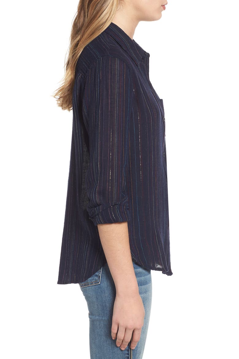 Charli Shirt, Alternate, color, TROPEZ STRIPE