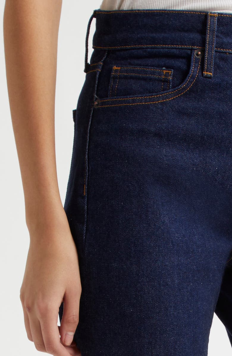 Veronica Beard Alenah High Waist Slim Straight Leg Jeans, Alternate, color, Indigo Rinse