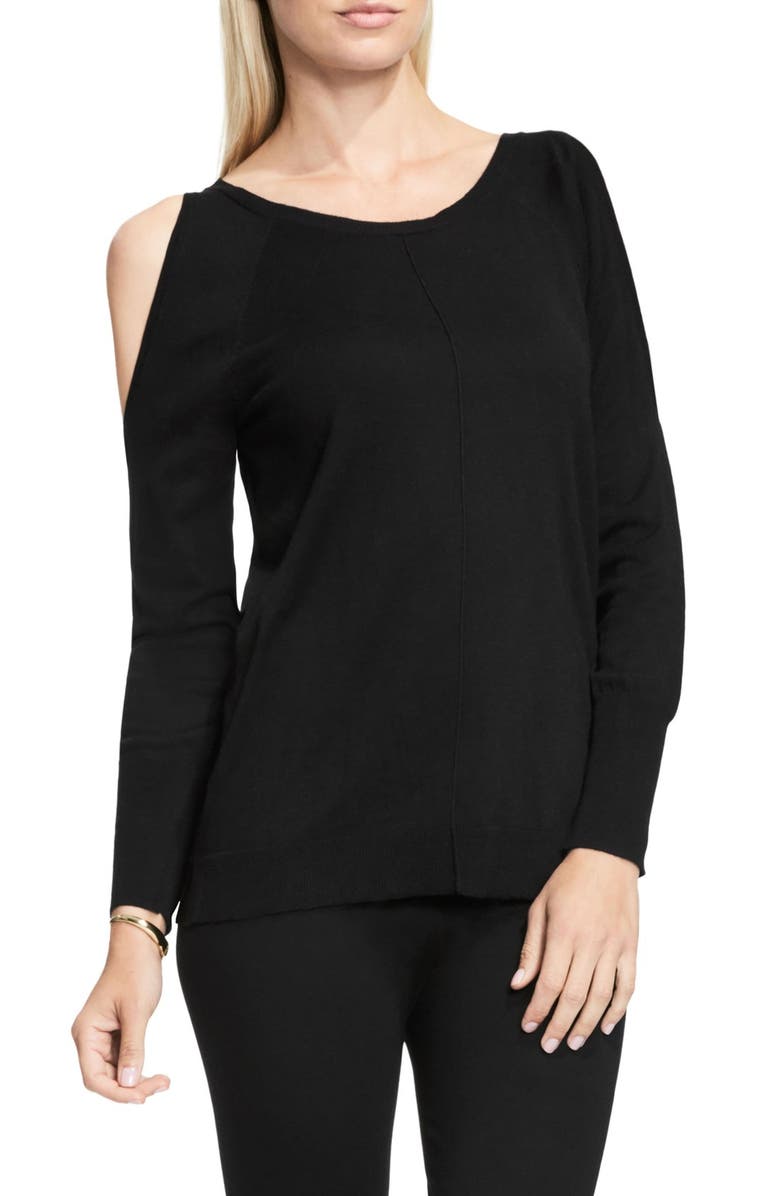 Vince Camuto Cold Shoulder Sweater, Main, color,