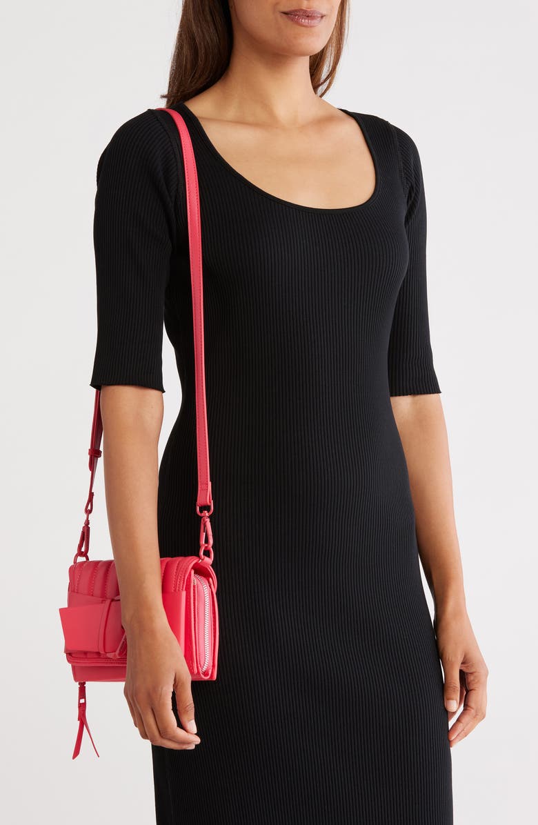 Steve Madden Siena Buckle Crossbody Bag, Alternate, color, Radient Berry