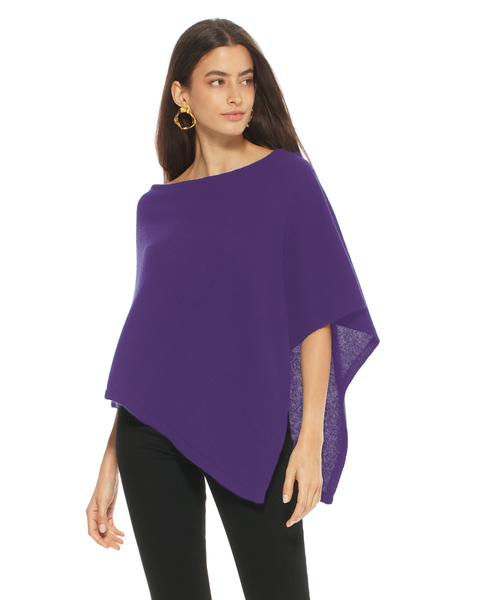 Pure Cashmere Capelet Poncho