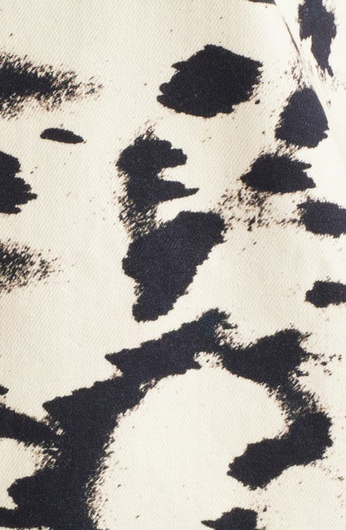 Topshop Animal Print Cotton Romper In Multi